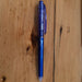 Frixion .05mm Blue pen. Sold by Canadian online fabric store Woven Fabric Gallery.