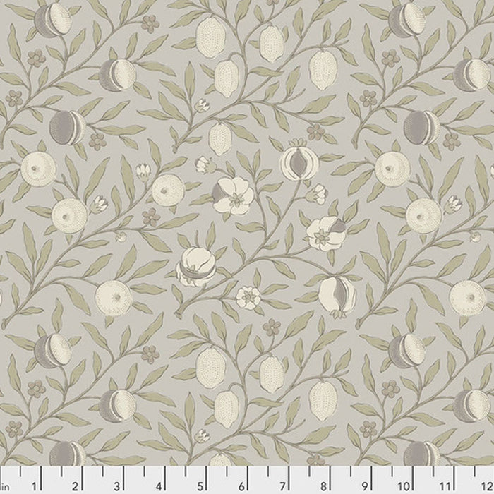 Fruit Dove fabric by William Morris.Sold by Canadian online fabric store Woven Fabric Gallery.