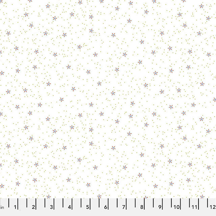 Glimmer White fabric by Victoria Findlay Wolfe .  Sold by Canadian online fabric store Woven Fabric Gallery.