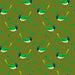 Green Jay organic fabric by Charley Harper Western Birds for Birch Fabrics. Sold by Canadian online fabric store Woven Fabric Gallery.