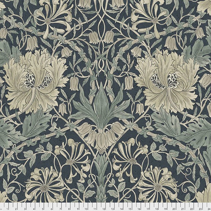 Honeysuckle & Tulip fabric by William Morris.  Sold by Canadian online fabric store Woven Fabric Gallery.