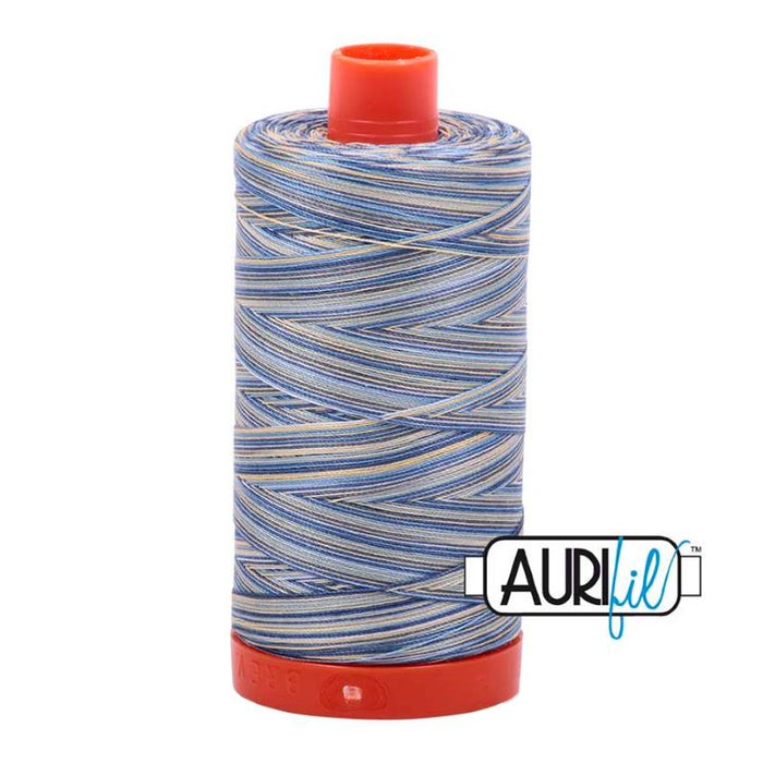 Aurifil Thread Lemon Blueberry 4649  50wt. Sold by Canadian online fabric store Woven Fabric Gallery.