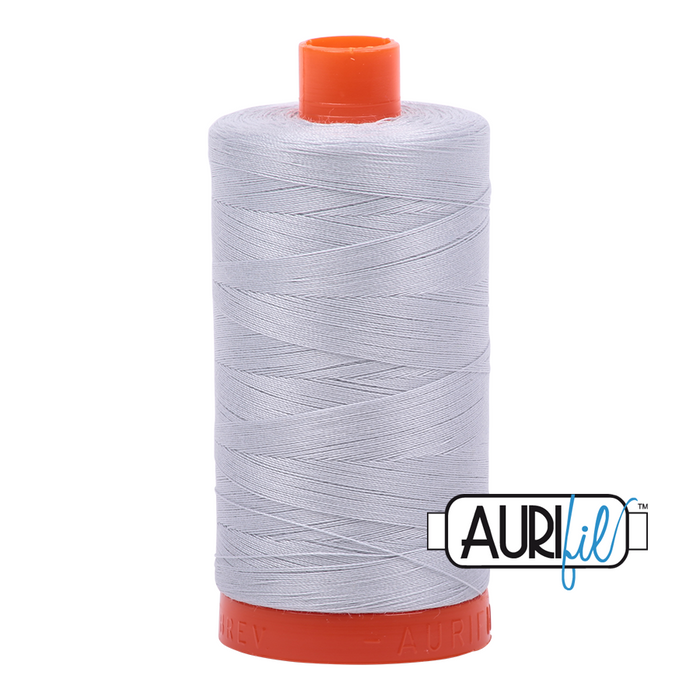Dove #2600 Aurifil thread 50wt. Sold by Canadian online fabric store Woven Fabric Gallery.