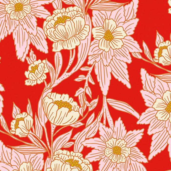 Madison Avenue Blaze fabric by Bari J for Art Gallery Fabrics. Sold by Canadian online fabric store Woven Fabric Gallery.