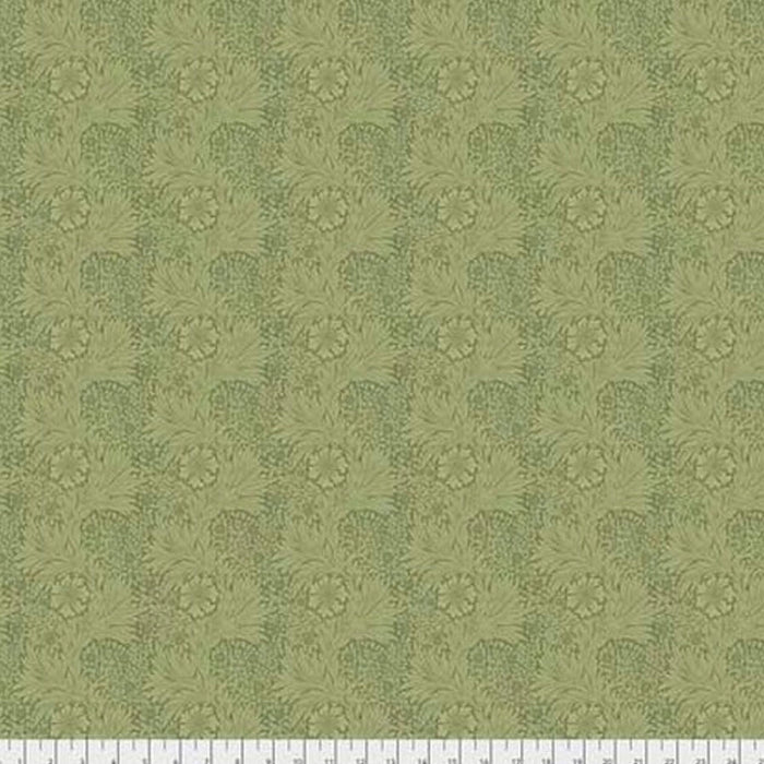 Marigold Green fabric by William Morris. Sold by Canadian online fabric store Woven Fabric Gallery.