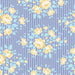 Marylou  Blue  fabric by Tilda. Marine Light Blue organic fabric by Mustard Beetle from Birch Fabrics. Marine Deep Blue organic fabric by Mustard Beetle from Birch Fabrics.  Sold by Canadian online fabric store Woven Fabric Gallery.