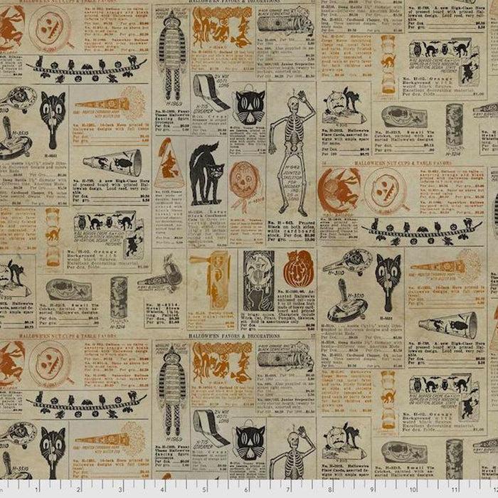 Masquerade fabric by Tim Holtz. Sold by Canadian online fabric store Woven Fabric Gallery. 