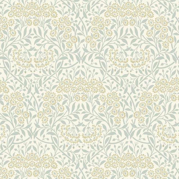 Michaelmas Daisy Ivory fabric byWilliam Morris.  Sold by Canadian online fabric store Woven Fabric Gallery. 
