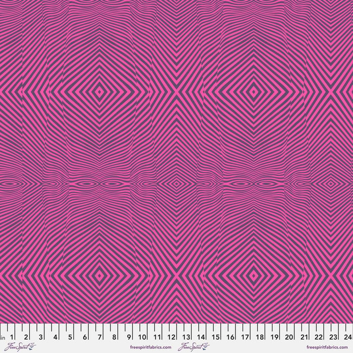 Lazy Stripe Dusk fabric by Tula Pink from theMoon Garden collection.  Sold by Canadian online fabric store Woven Fabric Gallery.