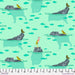 My Hippos Don't Lie Spirits fabric by Tula Pink from the Everglow collection . 100% cotton 44"-45" wide. Sold by Canadian online fabric store Woven Fabric Gallery.