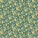 Lemon Tree Dark Green fabric. Design by William Morris for Free Spirit Fabrics. 100% cotton 44"-45" wide. Sold by Canadian online fabric store Woven Fabric Gallery.