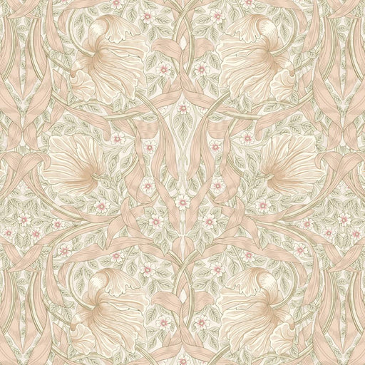 Small Pimpernel Blush fabric. Design by William Morris for Free Spirit Fabrics. 100% cotton 44"-45" wide. Sold by Canadian online fabric store Woven Fabric Gallery.