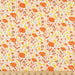 Poppies Cream Organic Fabric by Mustard Beetle from Birch Fabrics. Sold by Canadian oline fabric store Woven Fabric Gallery.