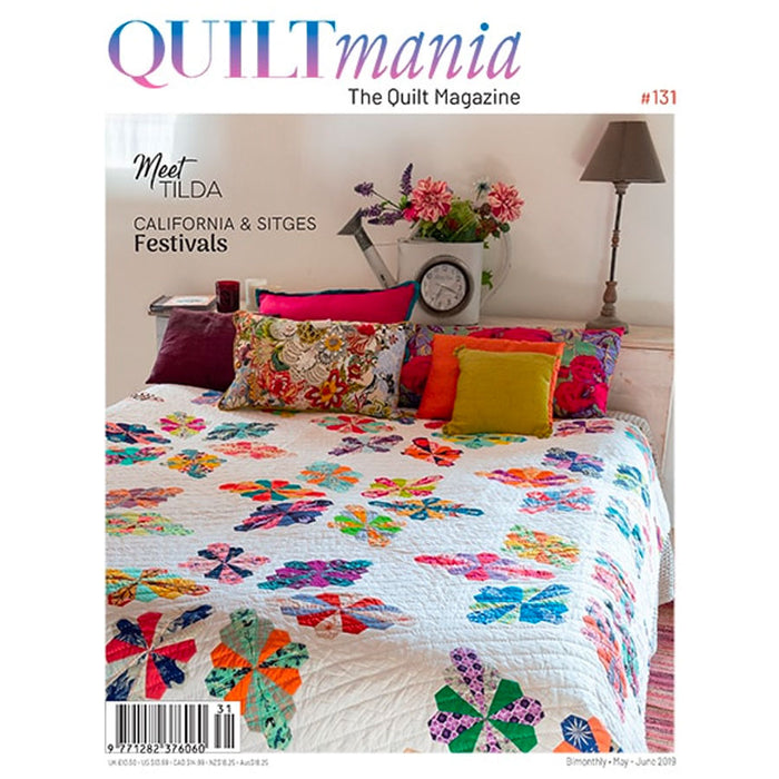 Quiltmania  magazine #131 . Sold by Canadian online fabric store Woven Fabric Gallery.