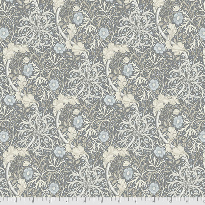 Seaweed Slate fabric design by William Morris for Free Spirit Fabrics. Sold by Canadian online fabric store Woven Fabric Gallery.