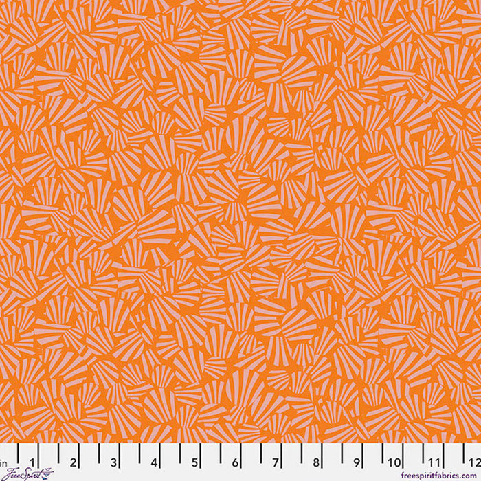Sliver Orange fabric by Victoria Findlay Wolfe. Sold by Canadian online fabric store Woven Fabric Gallery.