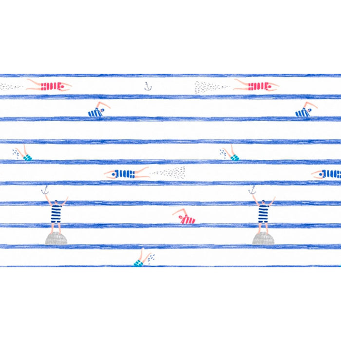 Swimmers Stripe by Dear Stella Fabrics 