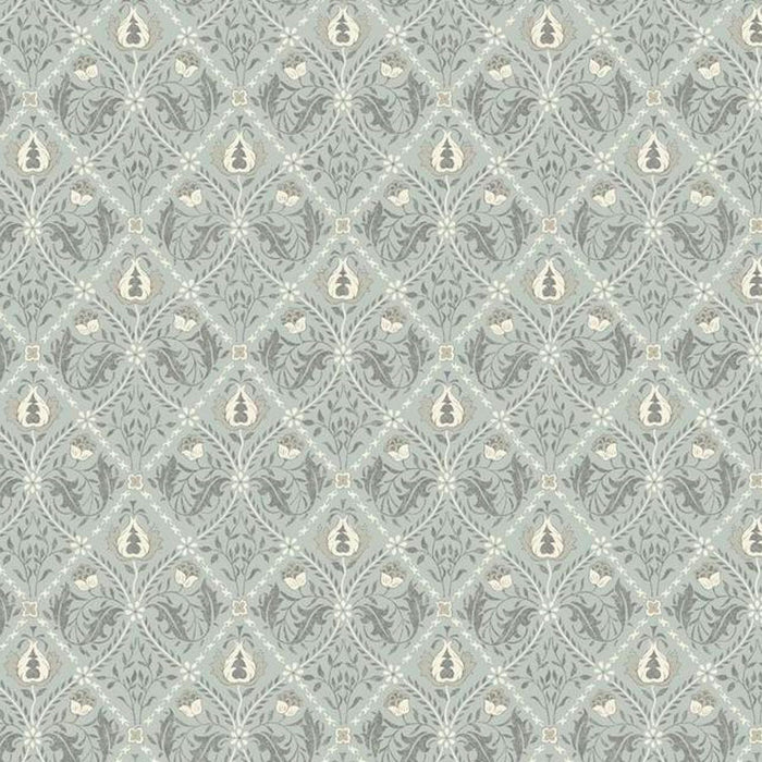 Trellis Mint fabric by William Morris. Sold by Canadian online fabric store Woven Fabric Gallery.