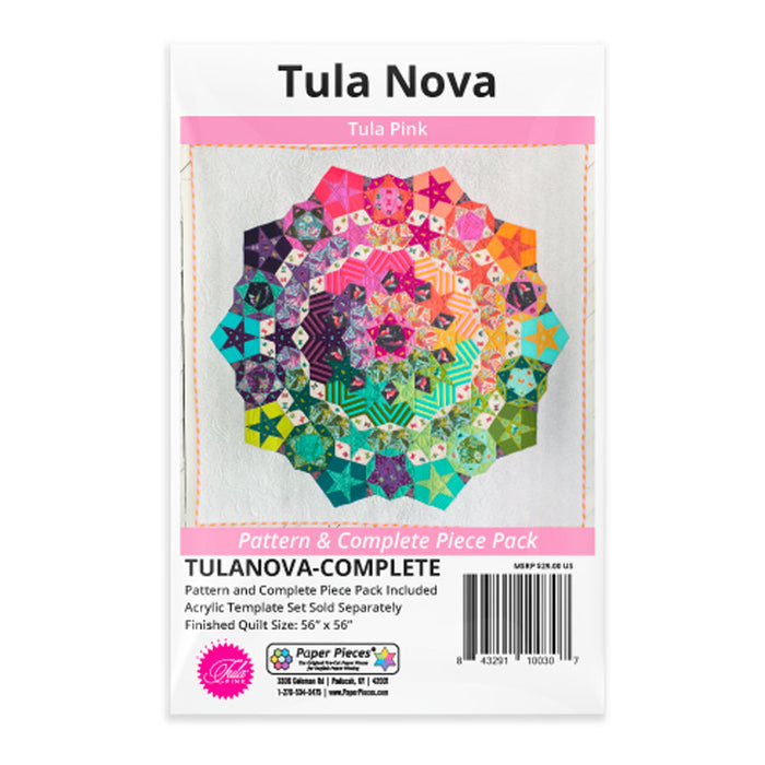 Tula Nova complete pattern & paper pieces  by Tula Pink. Sold by Canadian online fabric store Woven Fabric Gallery.