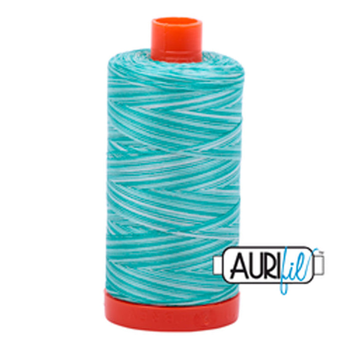 Aurifil Thread Turquoise Foam 4654 50 wt. Sold by Canadian online fabric store Woven Fabric Gallery.