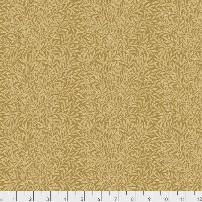 Willow Gold fabric by William Morris. Sold by Canadian online fabric store Woven Fabric Gallery. 