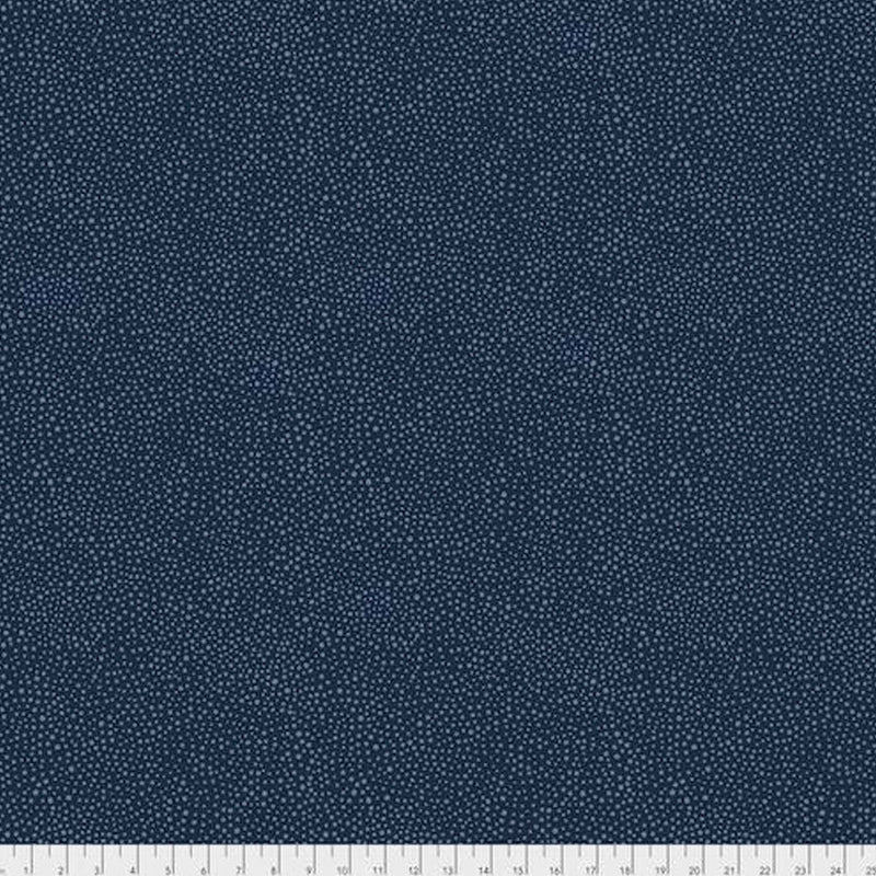 Seaweed Dot Navy - Woven Modern Fabric Gallery