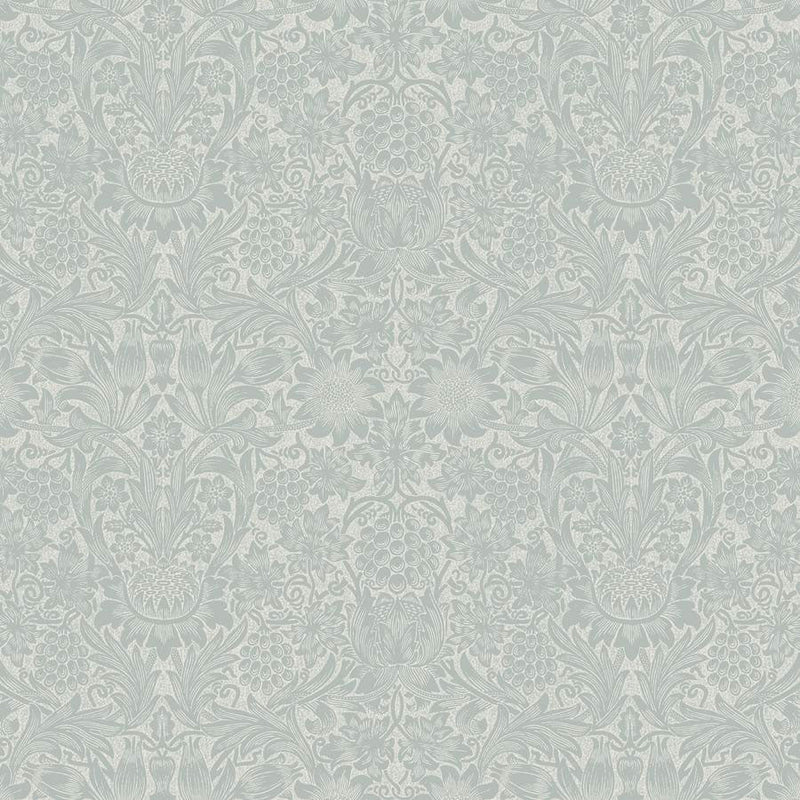 Morris & Co. Sunflower Mint fabric - Woven Modern Fabric Gallery